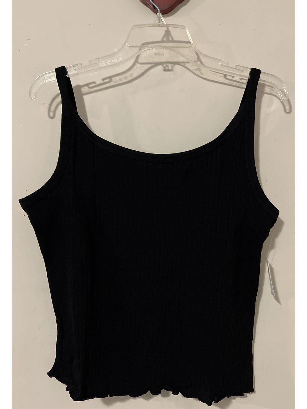 Old Navy Womens XXL Tall Black Ribbed Sleeveless Tank Top NWT! A5576